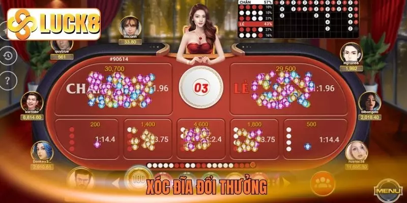 Xóc đĩa đổi thưởng